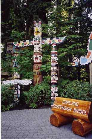 Capilano bridge entrance